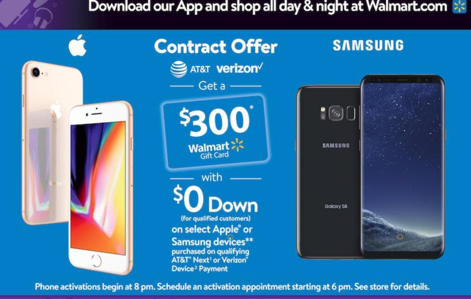 can i buy a phone from walmart and activate it on verizon